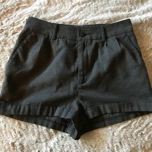 H&M Gray Fabric Shorts